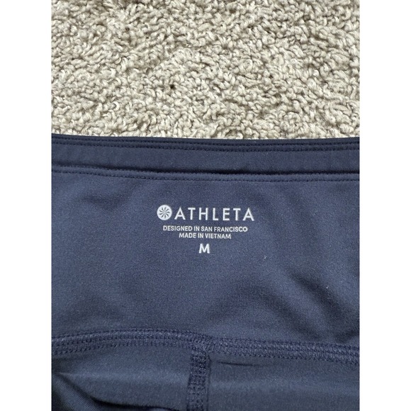 Athleta Womens Blue Mesh Lined Stretch Skort Performance Skirt Tennis Golf‎ M - Picture 2 of 6